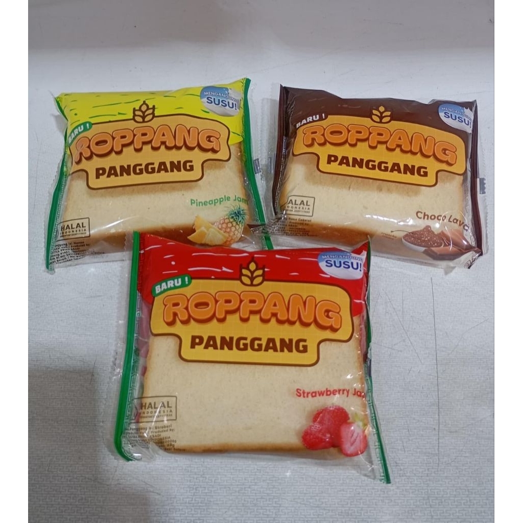 

ROPPANG PANGGANG COKELAT/NANAS/STRAWBERRY