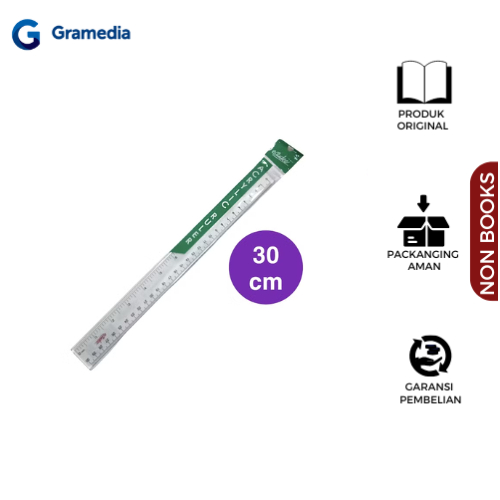 

Gramedia Medan - Penggaris Akrilik Ukuran 30 Cm / Acrylic