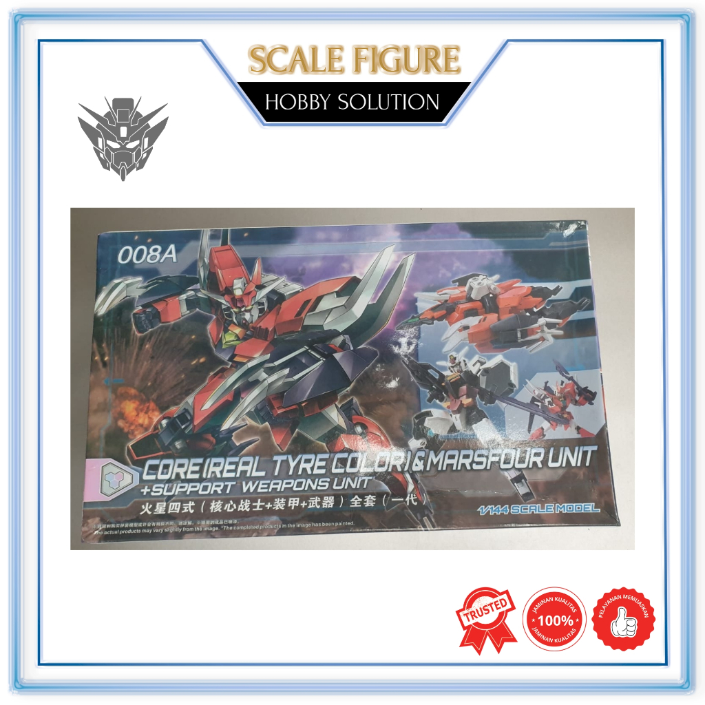HG 1/144 CORE (REAL TYRE COLOR) & MARSFOUR UNIT 008A DABAN