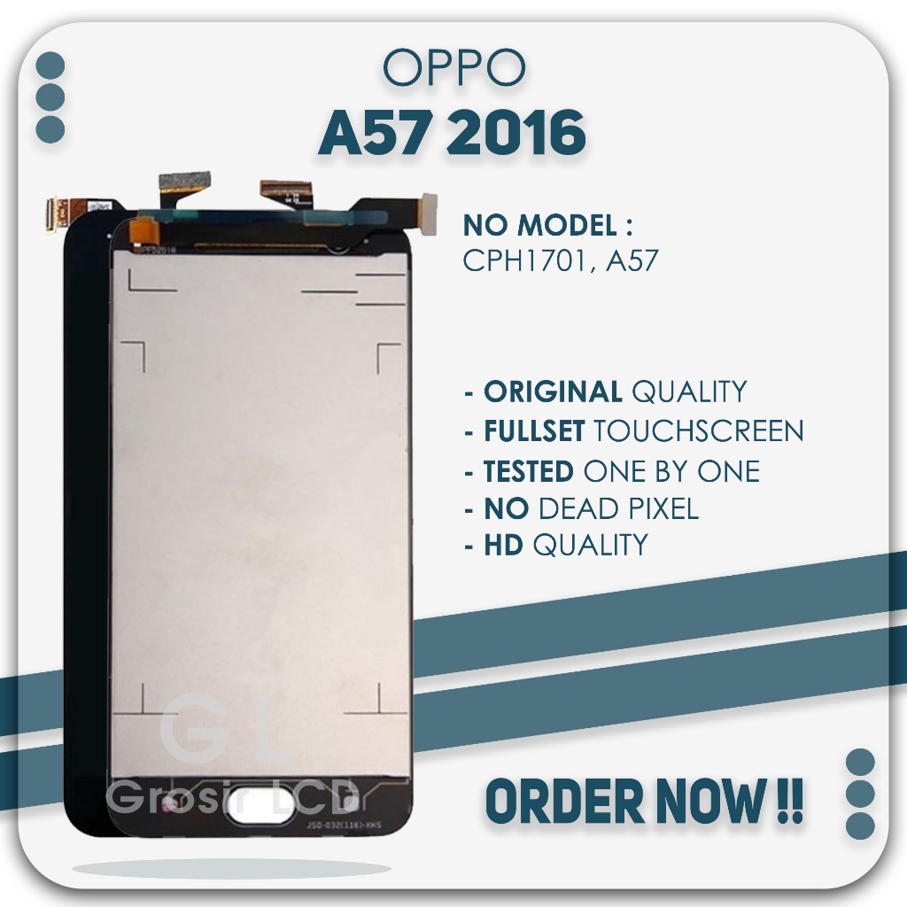 Grosir LCD Oppo A57 2016 - Fullset Touch Screen
