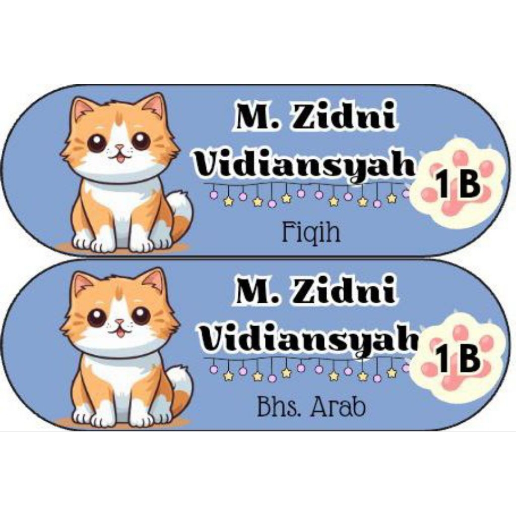 

Stiker Nama Buku SIAP TEMPEL ( 50 Lembar )