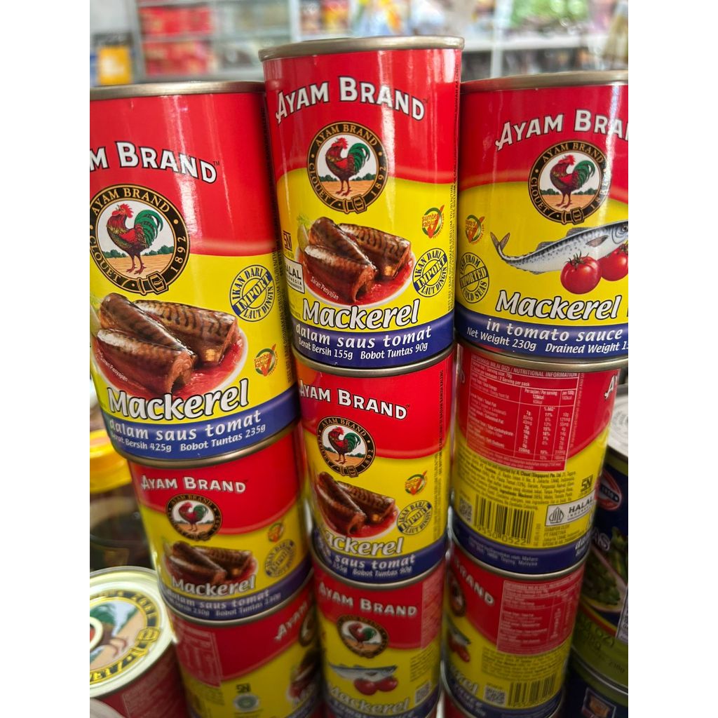 

MACKEREL AYAM BRAND MALAYSIA - SARDEN KALENG - MAKAREL