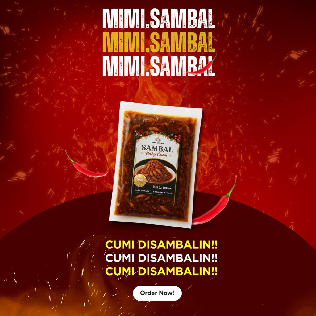 

SAMBAL BABY CUMI 180GR