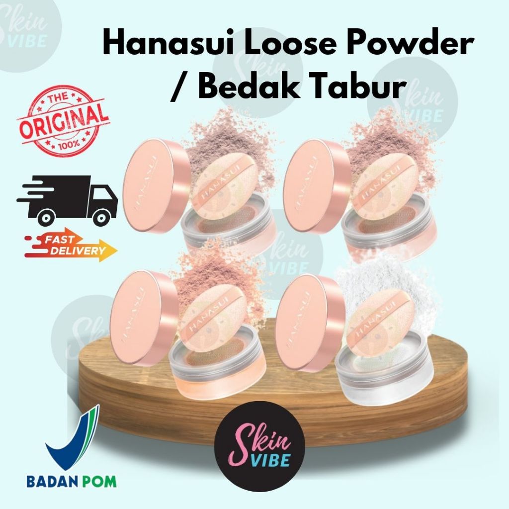 Hanasui Perfect Fit Setting Powder | Hanasui Loose Powder | Hanasui Bedak Tabur