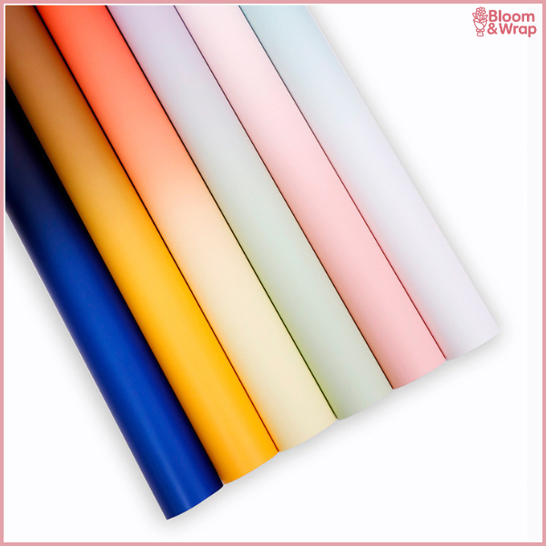 

Flower Wrapping Gradient Color Cellophane Waterproof Kertas Buket Bunga Dua Warna KB6201