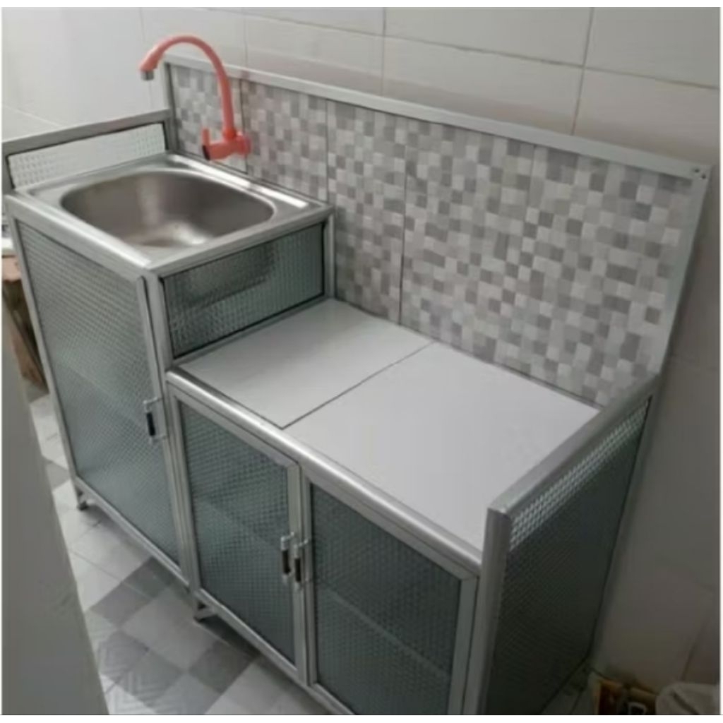 cuci piring minimalis cantik wastafel