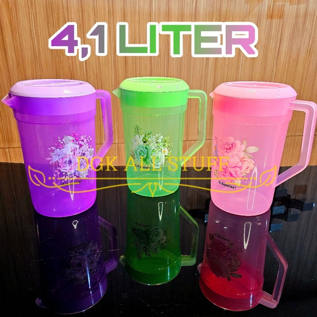 Teko Ceret Eskan Esgan Air Teapot Water Jug Waterjug Pitcher JUMBO BESAR 4,1L 4,1 L 4,1 Liter 4.1L 4