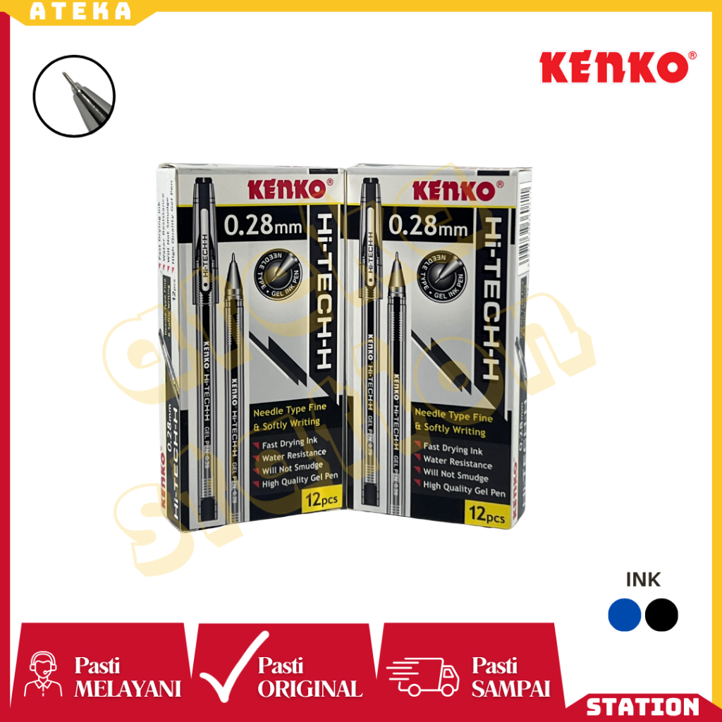 

Pulpen gel KENKO HI-TECH 0.28 mm (12pcs)