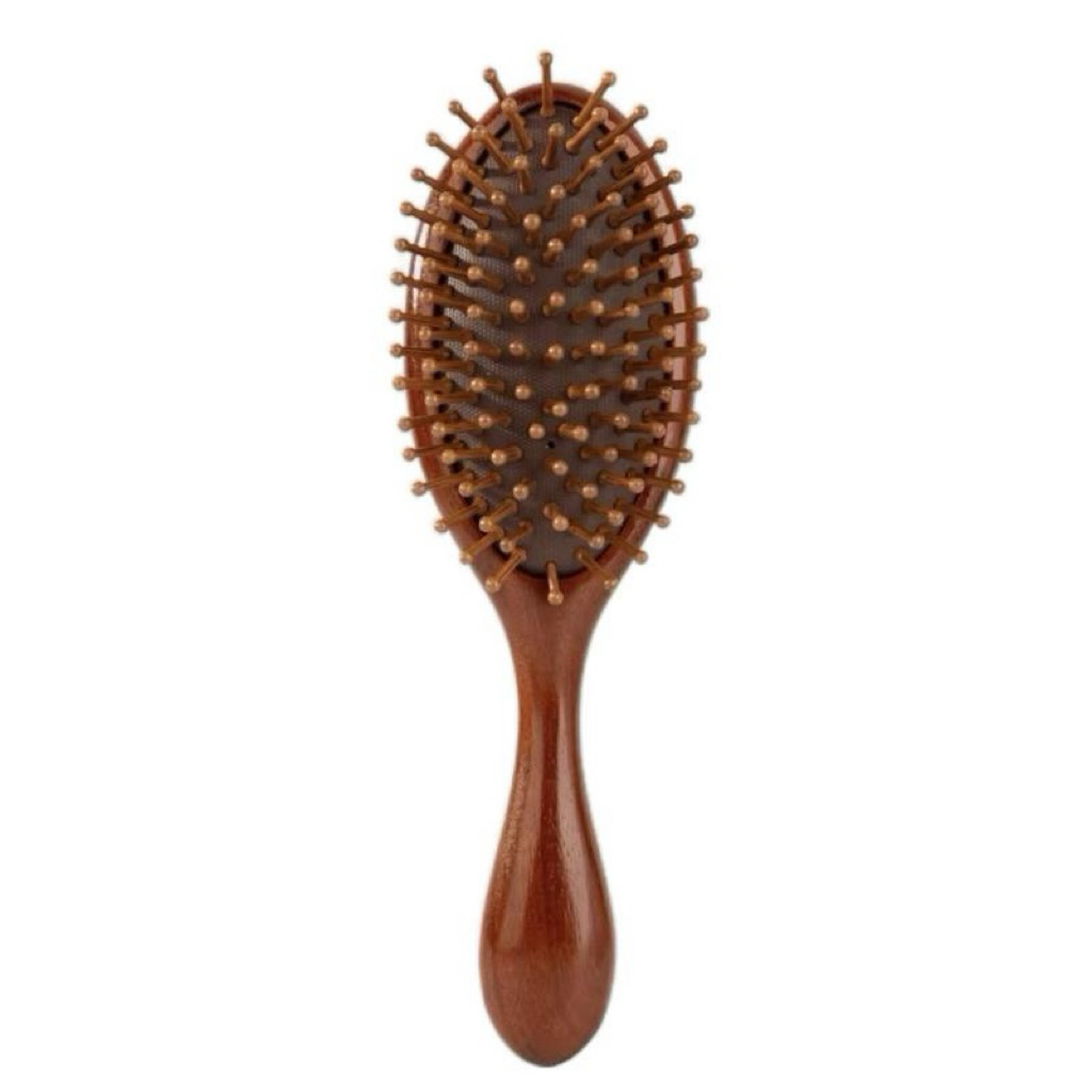 Sisir Rambut Kayu Cendana Sandalwood Hair Comb Massage Brush Sisir Rambut Rontok Scalp Haircare