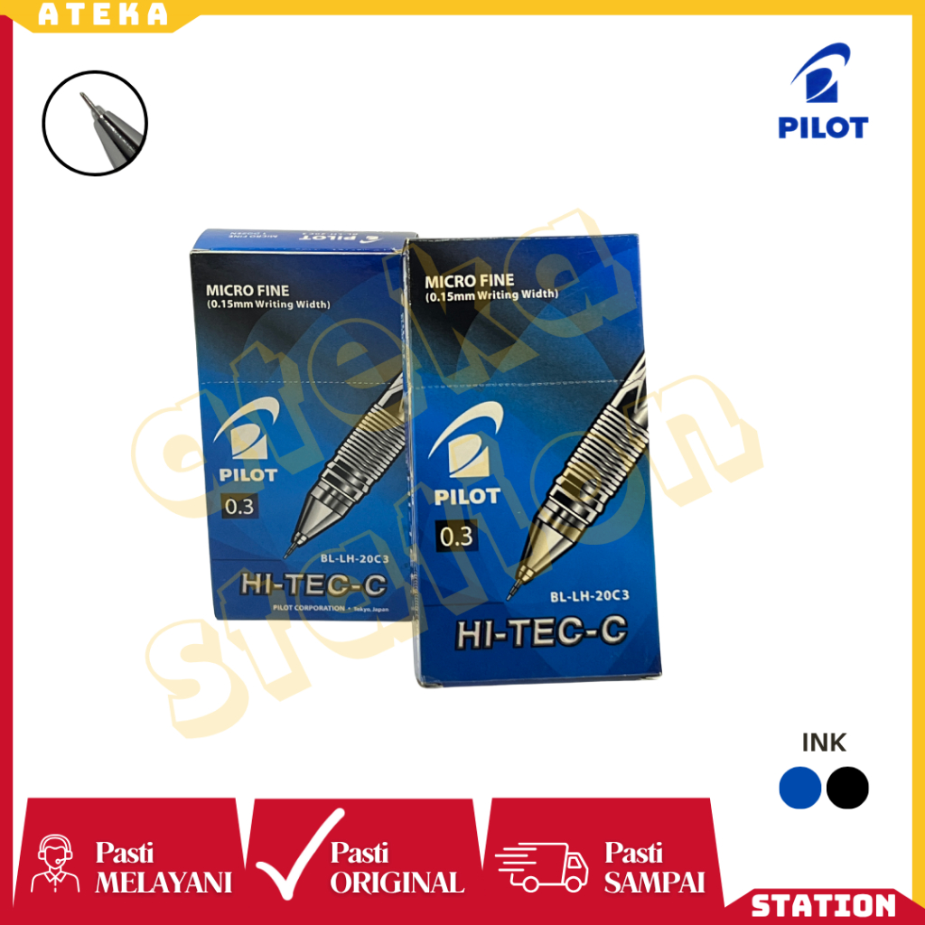 

Pilot Hi-Tec-C Gel Pen [12 PCS]