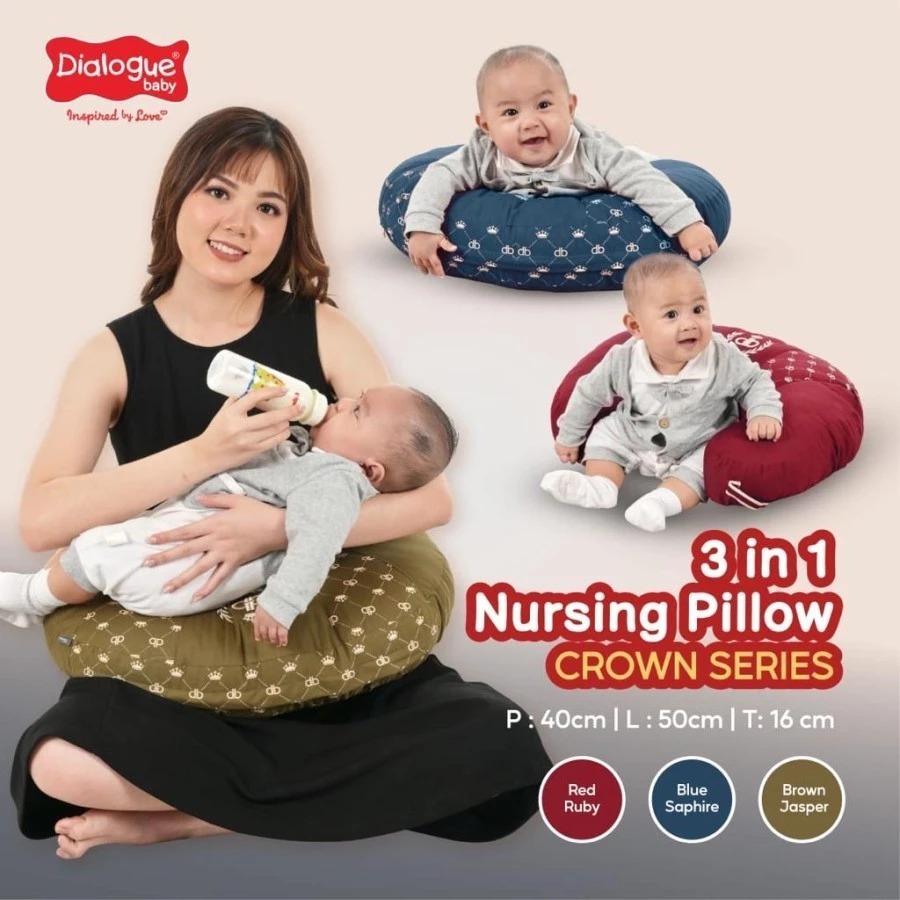 Dialogue 3IN1 Nursing Pillow Crown Series DGB3408