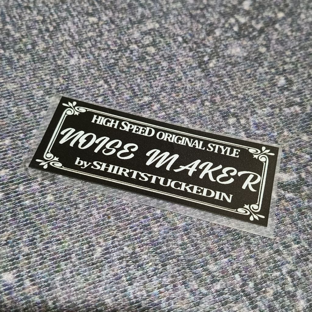 

Sticker JDM Noise Maker Vinyl Transparan White Toner