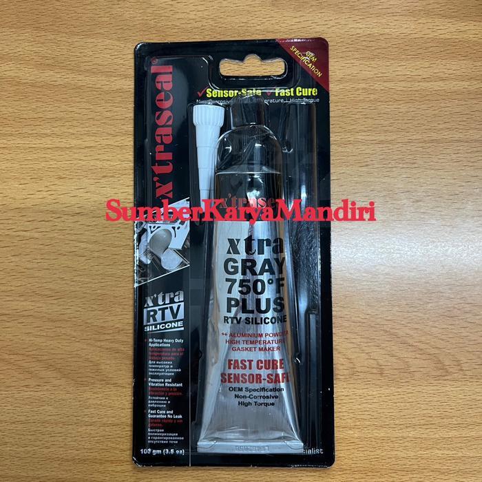 Xtra Gray 750°F Plus RTV Silicone Gasket Maker Xtraseal