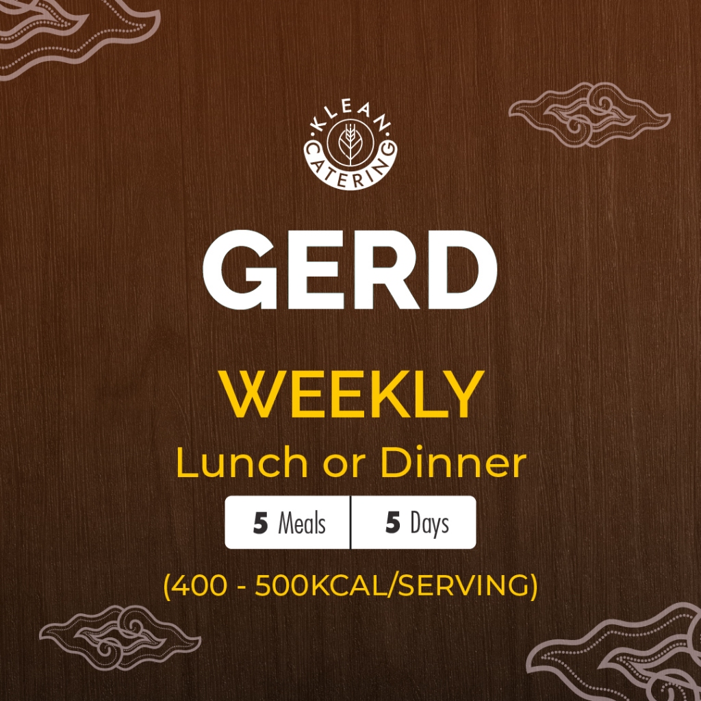 

Klean Gerd Diet Catering Sehat - Weekly (5 Meals/5 Days)