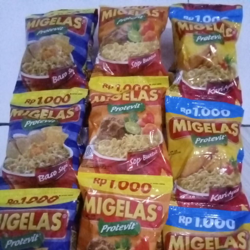 

Migelas rencengan (26 g x 15 sachet)