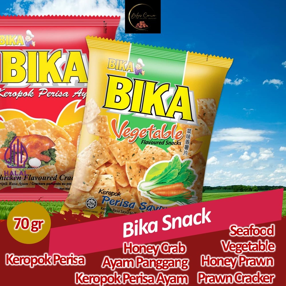 

BIKA Snack 70 Gram/ Vegetable Seafood Prawn Fika