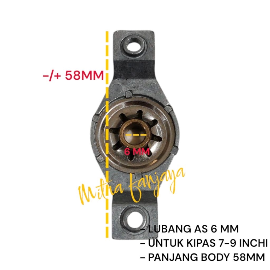 BOSHING KIPAS ANGIN /LAHAR KUPING KIPAS ANGIN BODY LEBAR DAN BODY KECIL