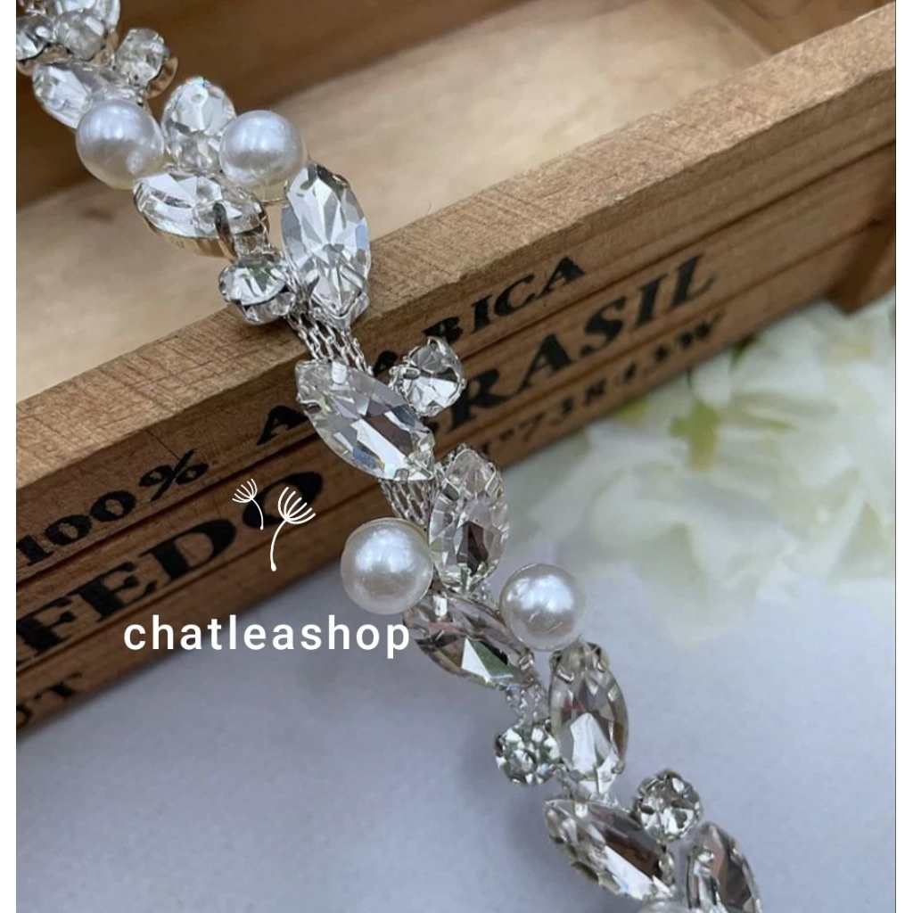 Payet Rangkai Diamond utk hiasan baju,gaun,kebaya