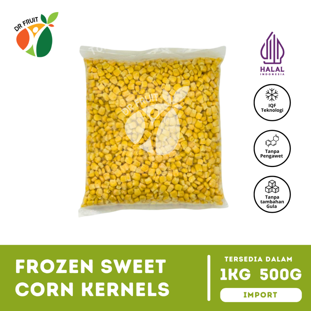 

Jagung Pipil Beku / Frozen Sweet Corn Kernels (IQF)