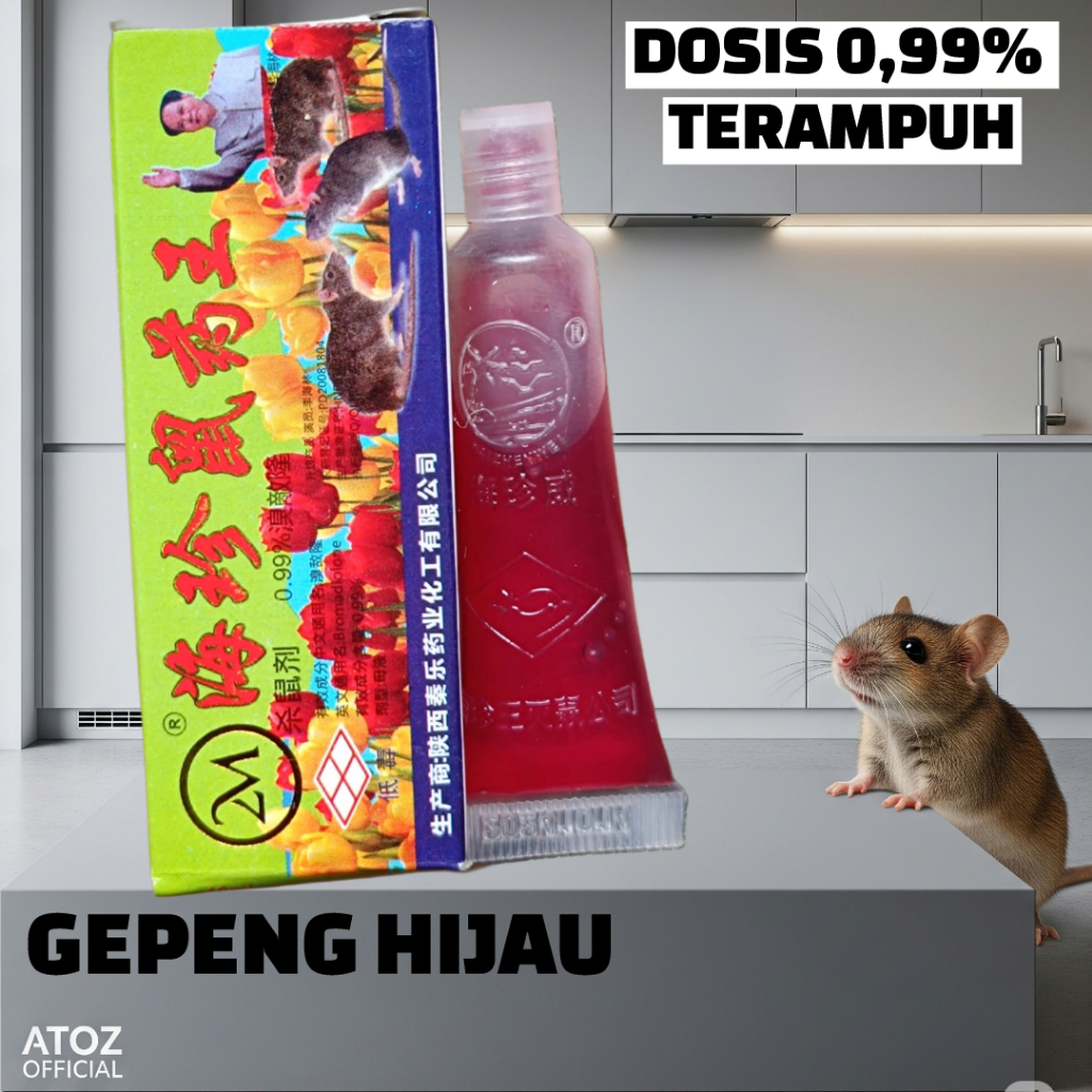 RACUN TIKUS 2M GEPENG ORIGINAL DOSIS 0,99%/ RACUN TIKUS CAIR 2M DOSIS 0,99% 2M ORIGINAL