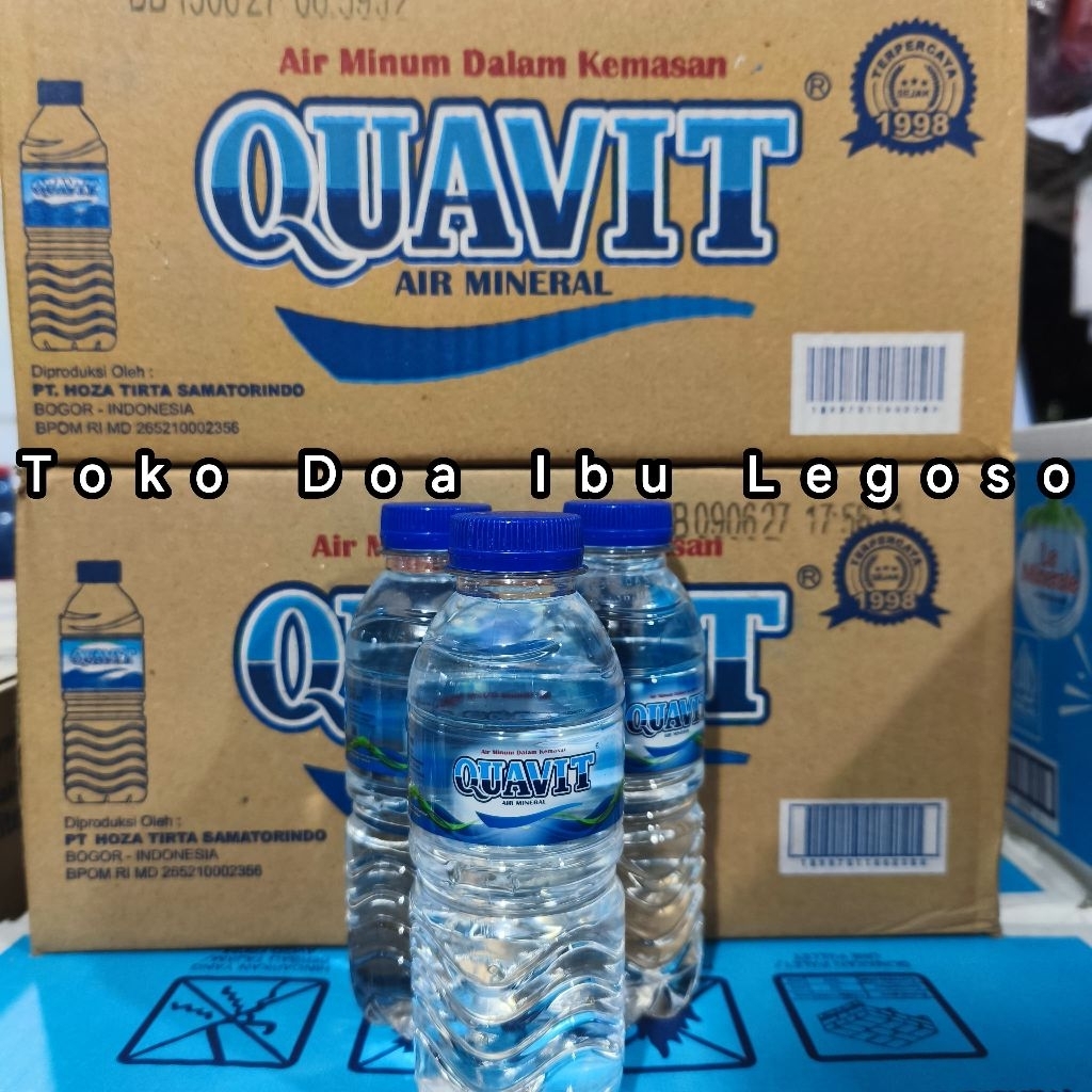 

QUAVIT 240 ML ISI 24 BOTOL / QUAVIT BOTOL MINI / QUAVIT / QUAVIT BOTOL KECIL / AIR MINERAL BOTOL 220ML