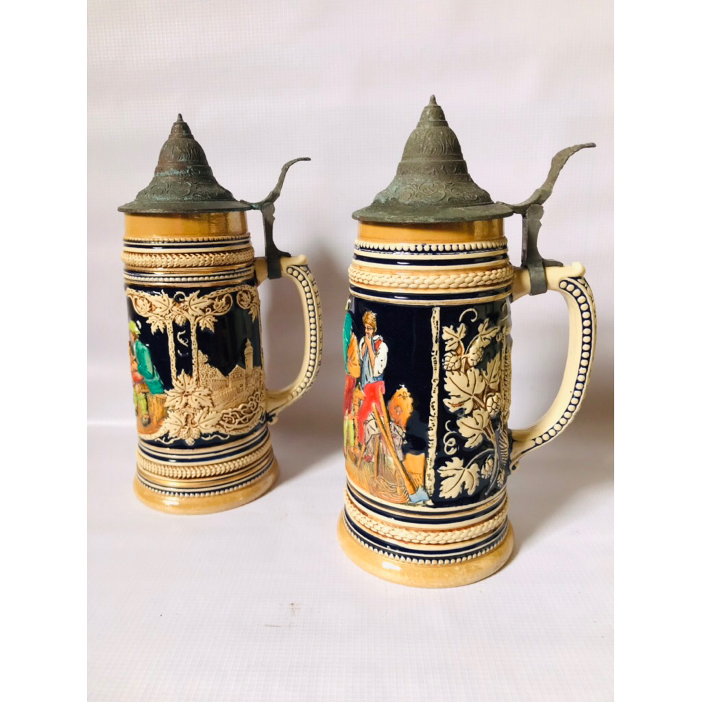 Mug tua antik Beerstein Made in Germany