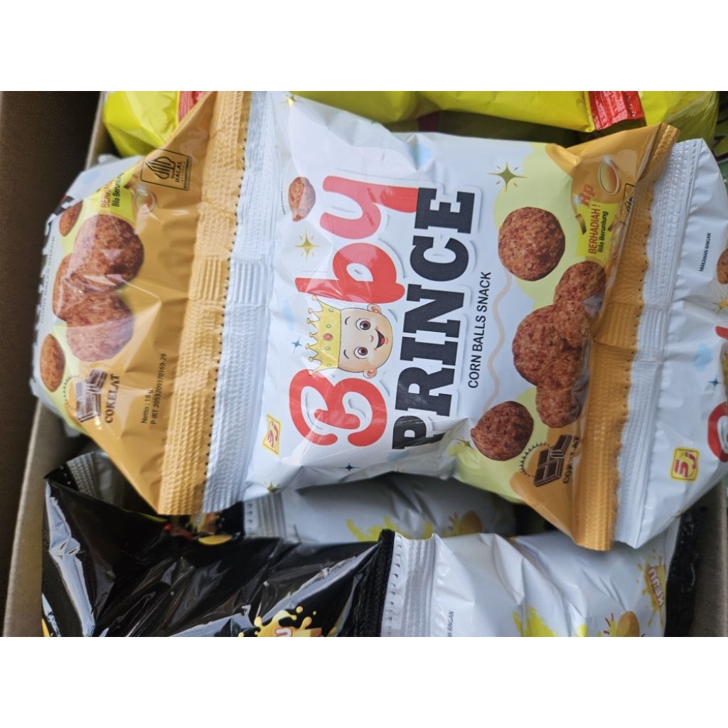 

BABY PRINCE SNACK JAGUNG COKLAT BERHADIAH UANG TUNAI 1RTG ISI 10 Food Kering
