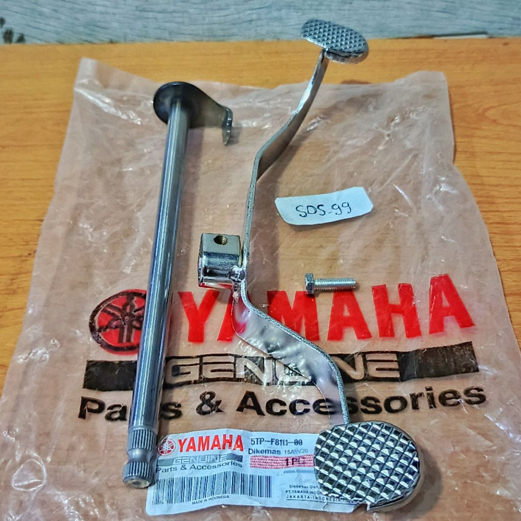 Pedal operan gigi + As operan gigi Persneling Jupiter Z Lama/Burhan / vega R New (5TP) ORI