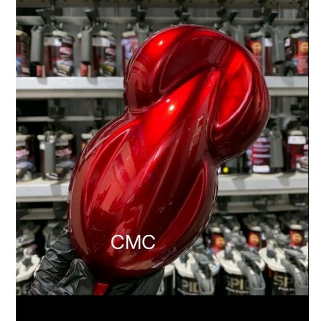 CAT CANDYTONE RED PU + FREE CAT DASAR SILVER