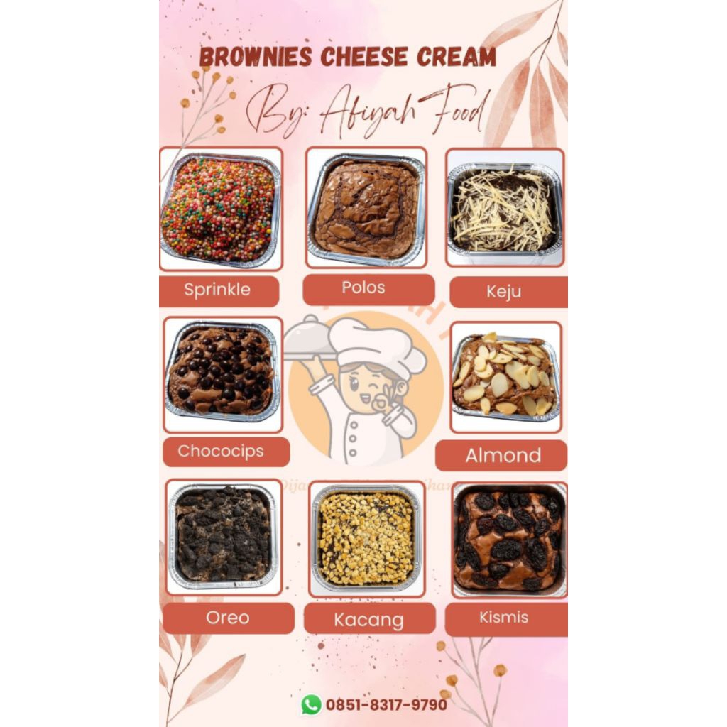 

Brownies Cheese Cream