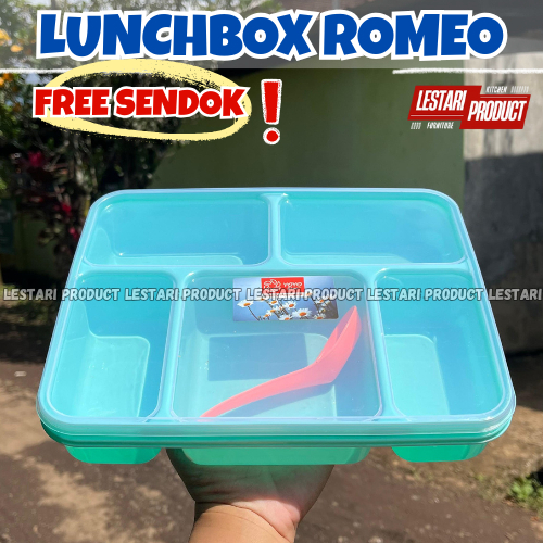 (2 PCS) Lunchbox besar YoyoStar | Tempat Makan || Misting Skat Romeo Yoyo Star || Misting Skat | Bis
