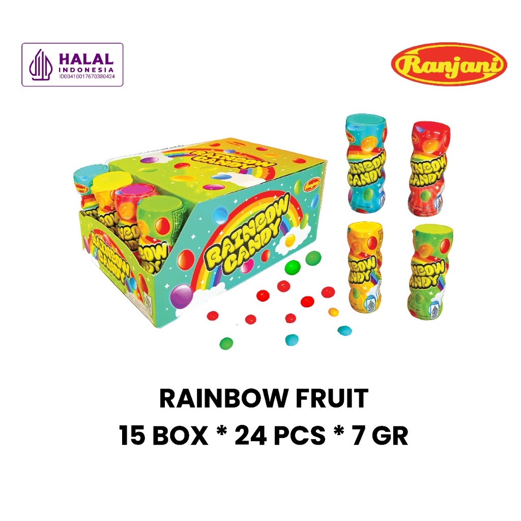 

Ranjani Rainbow Candy Permen Pack (isi 24 pcs)