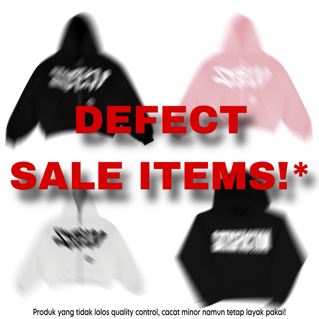 [ DEFECT SALE ITEMS ] Satisfaction Defect Sale Hoodie/Zipper/Celana