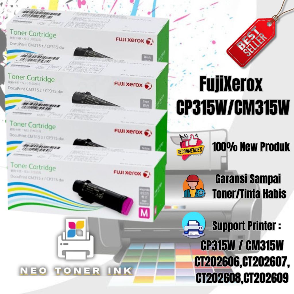 Toner Fuji Xerox Docuprint CM315z CP315dw CM315Z,CP315dW 1Set