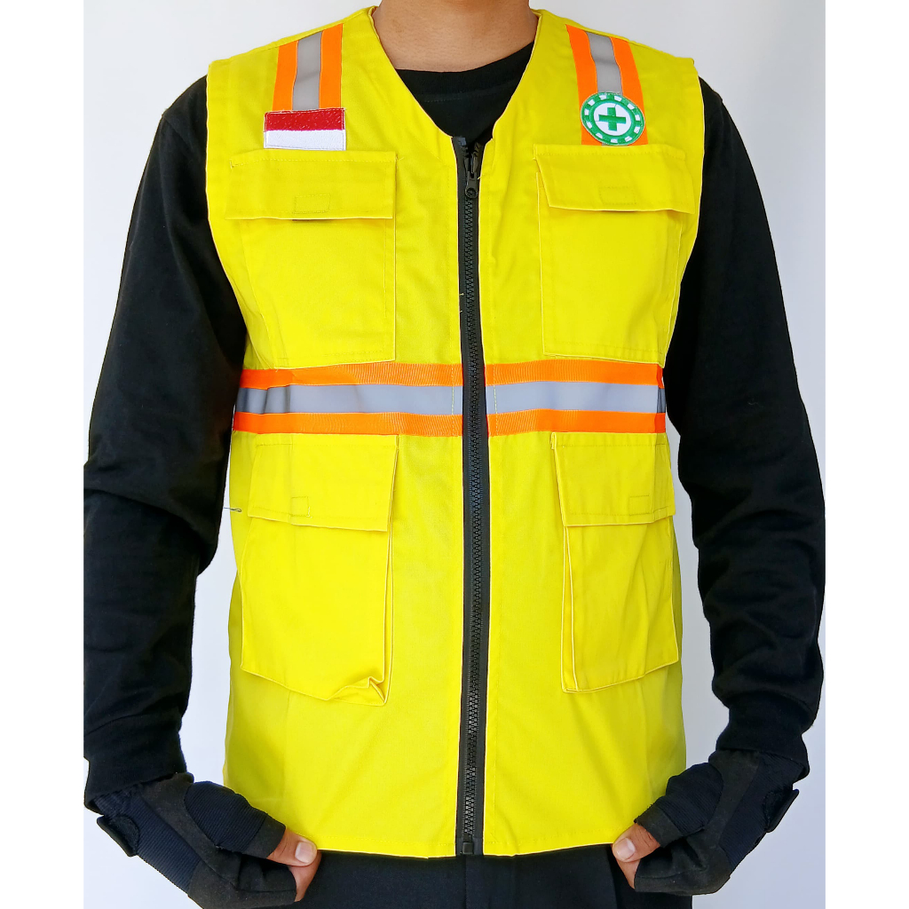 BAJU ROMPI SAFETY | ROMPI KERJA LAPANGAN | ROMPI BAHAN DRILL PREMIUM | ROMMPI K3 | ROMPI SERAGAM TAM