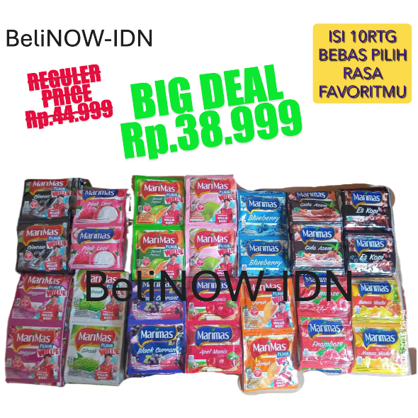 

Marimas 1 Rtg 10 Sachet Edisi Willi Salim | Varian Campur