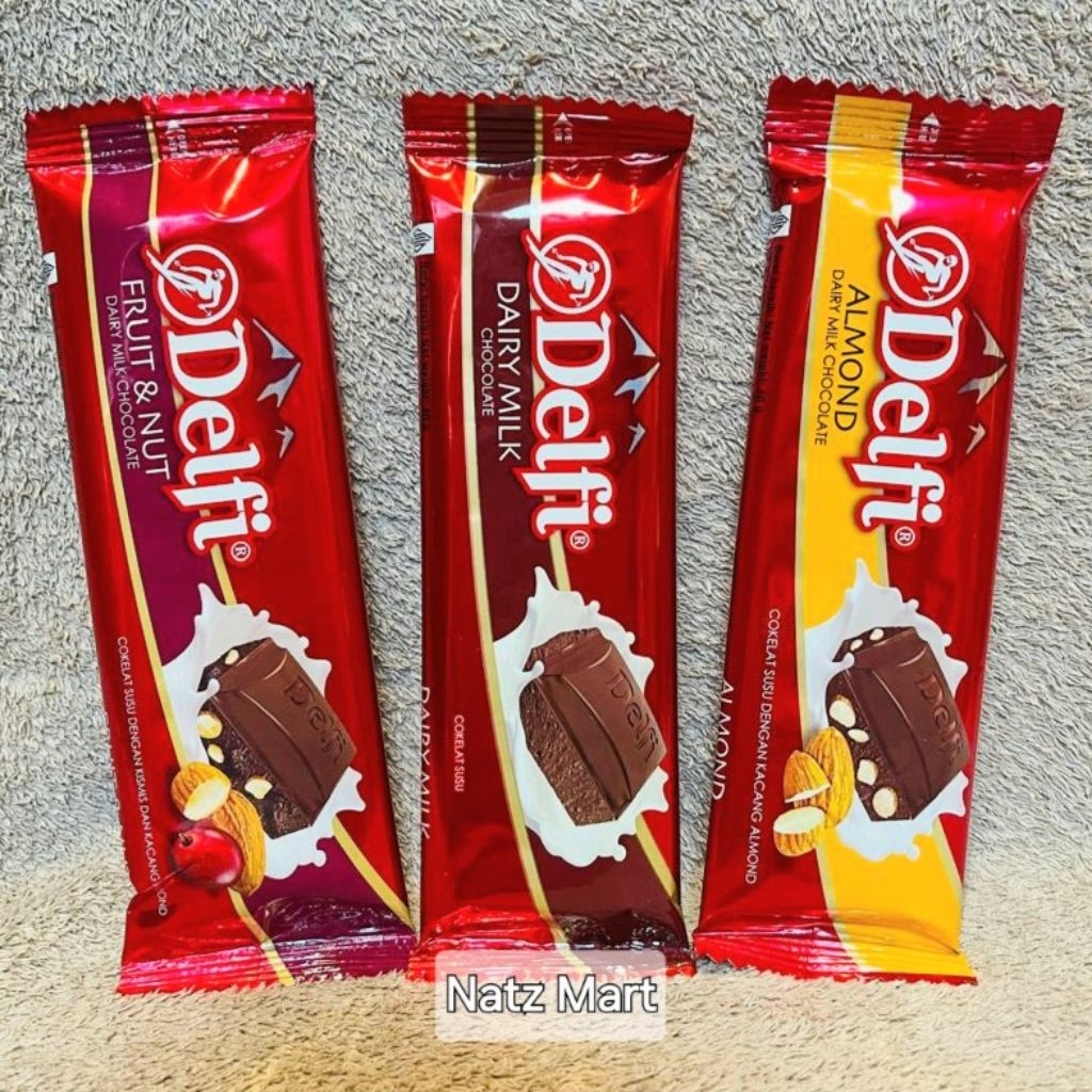 

DELFI DAIRY MILK & ALMOND Chocolate Bar 40 gr