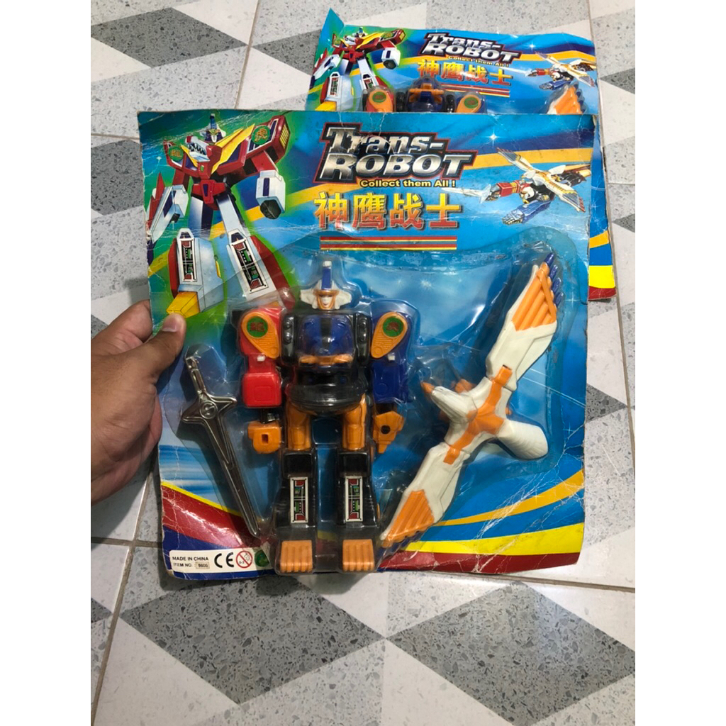Mainan jadul megazord kakure daishogun bootleg