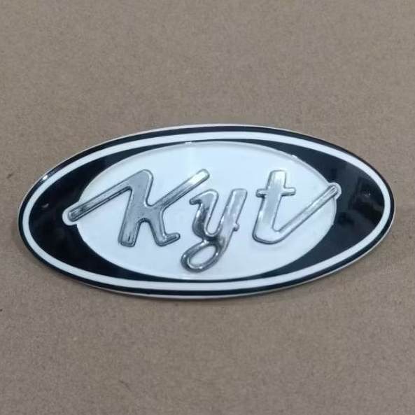 logo KYT helm open face KYT elsico (ventilasi & knop)