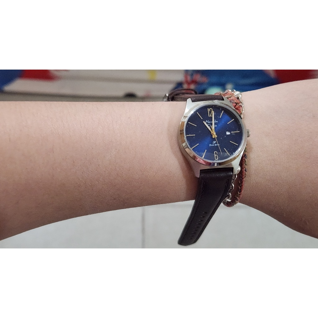 Jam Tangan Alexandre Christie AC1009 AC 1009 Original Garansi Resmi Silver Blue