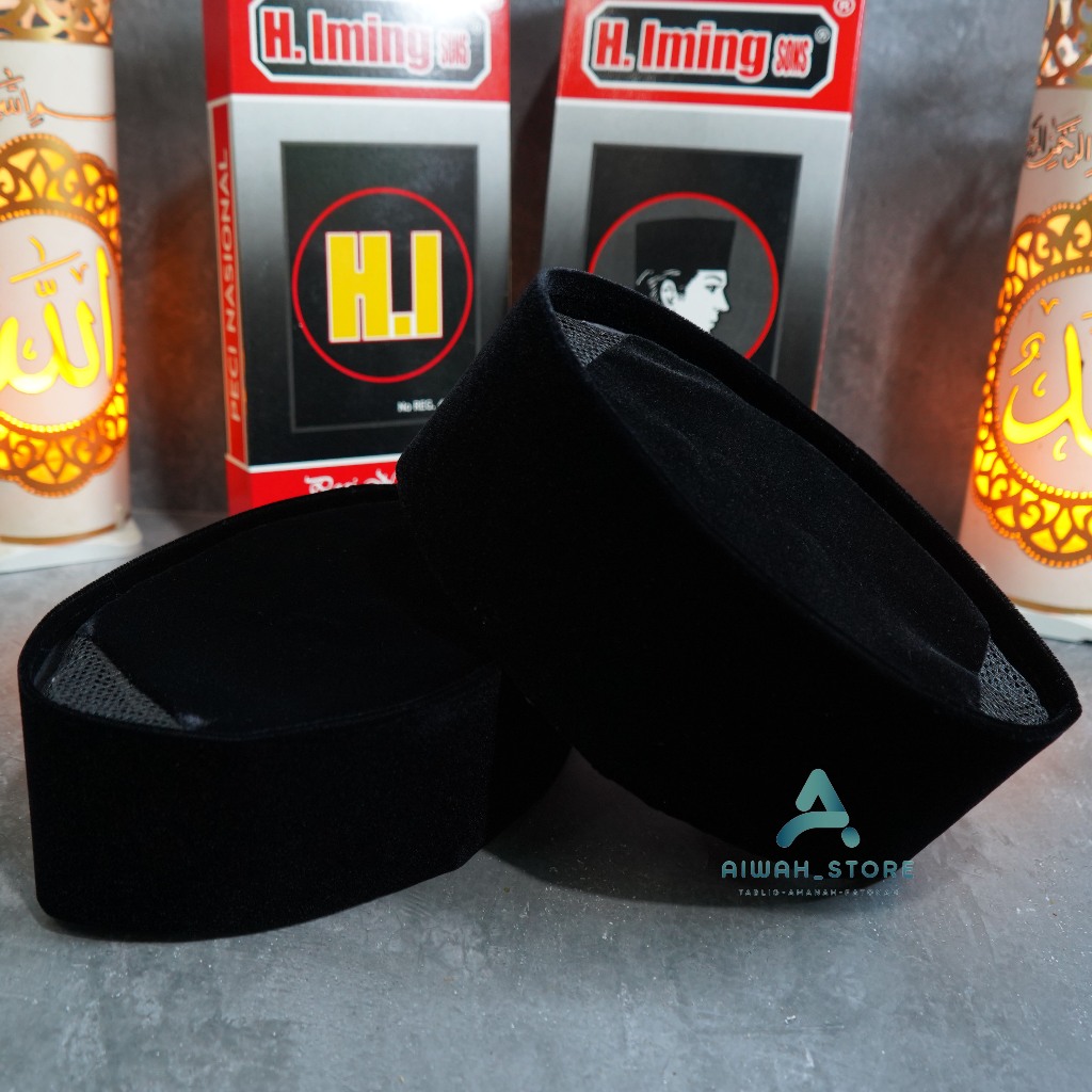Kopiah Iming Songkok Kopiah Kopyah H.iming Peci Dewasa Tinggi 6.7.8.9.10 Cm