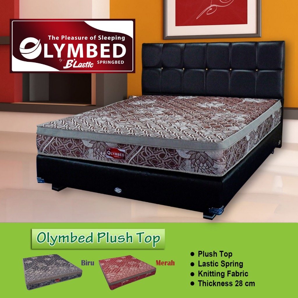 Springbed bigland olymbed plushtop 6 kaki 5 kaki