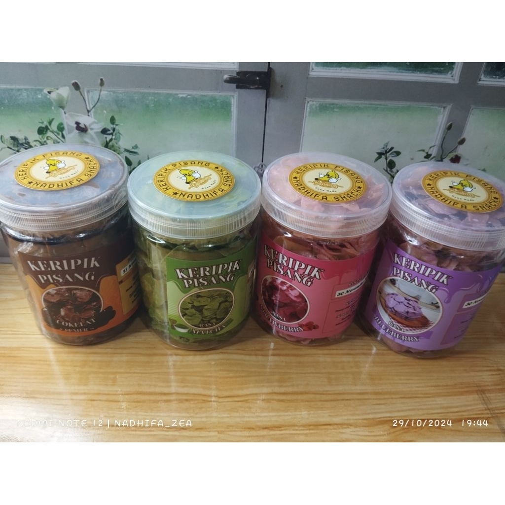 

keripik pisang coklat Nadhifa Snack / cemilan sehari hari