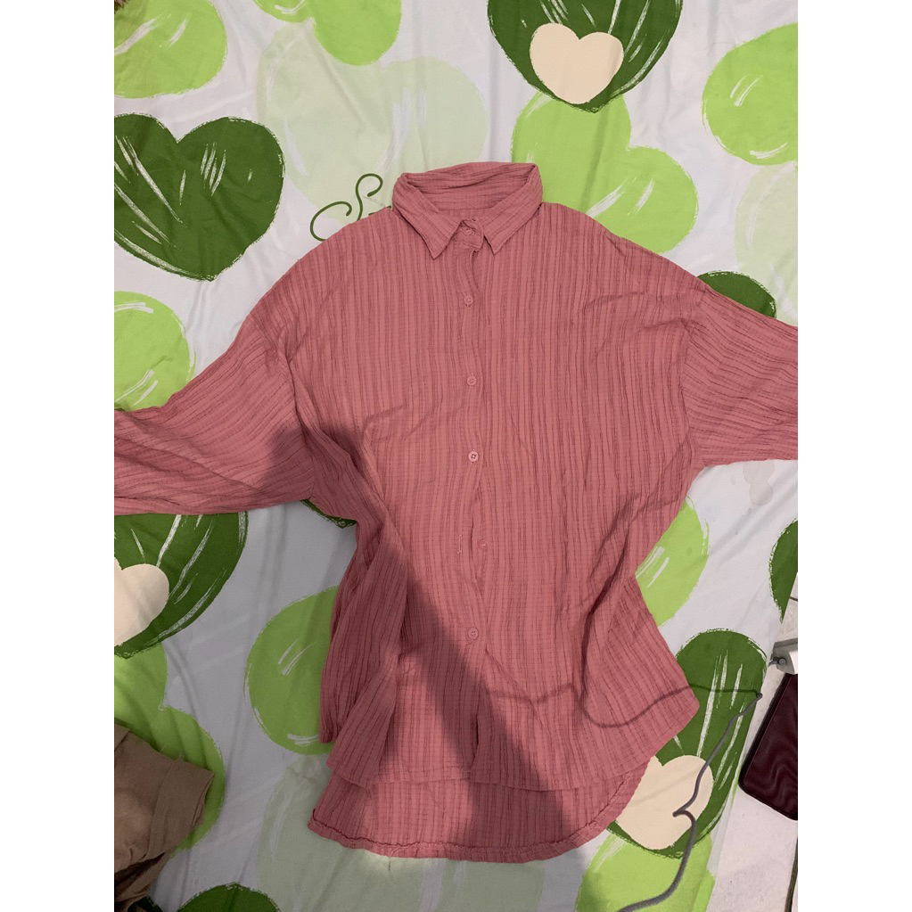 kemejaSalurPink