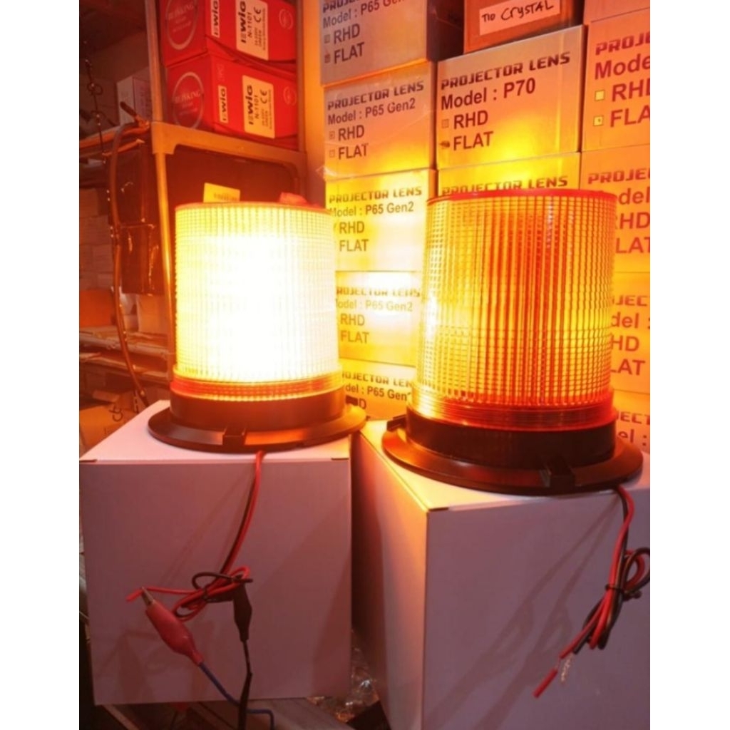 lampu Rotary kendaraan mobil 12volt 24volt DC