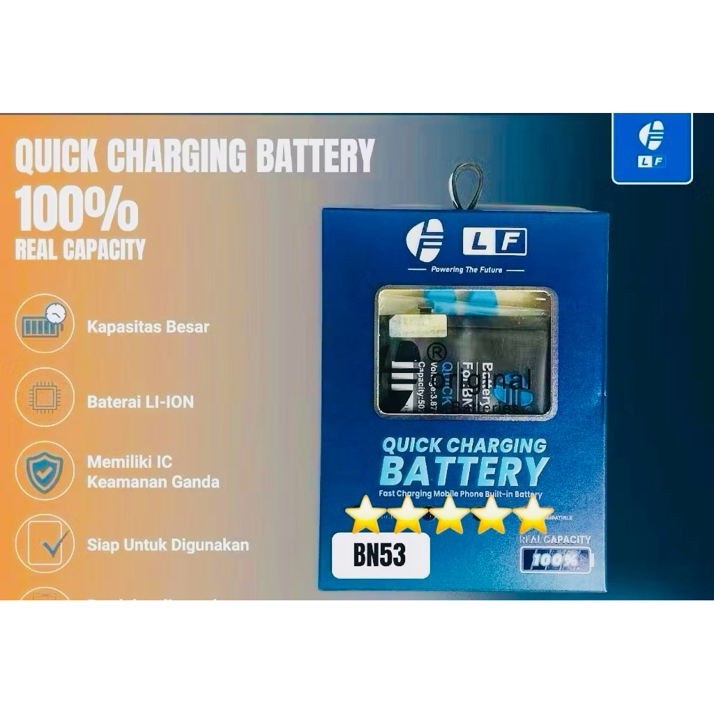 Baterai Xiao Mi Redmi Note 9 Pro BN53 (LF - Quick Charging Battery Baterai Original) FREE HANDSET JB