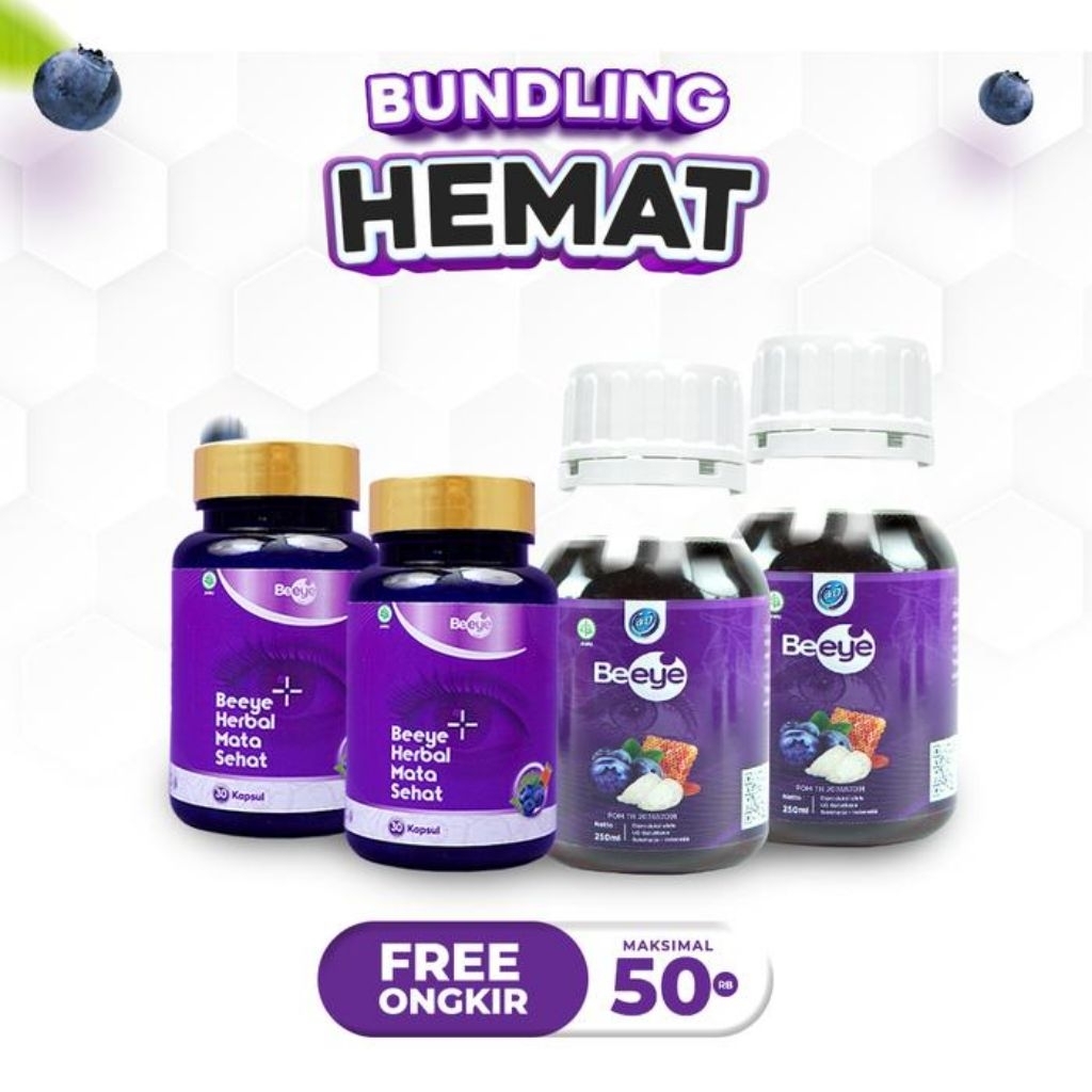 BEEYE BUNDLING KAPSUL DAN MADU(250 ml) - 1 BOTOL MADU BEEYE