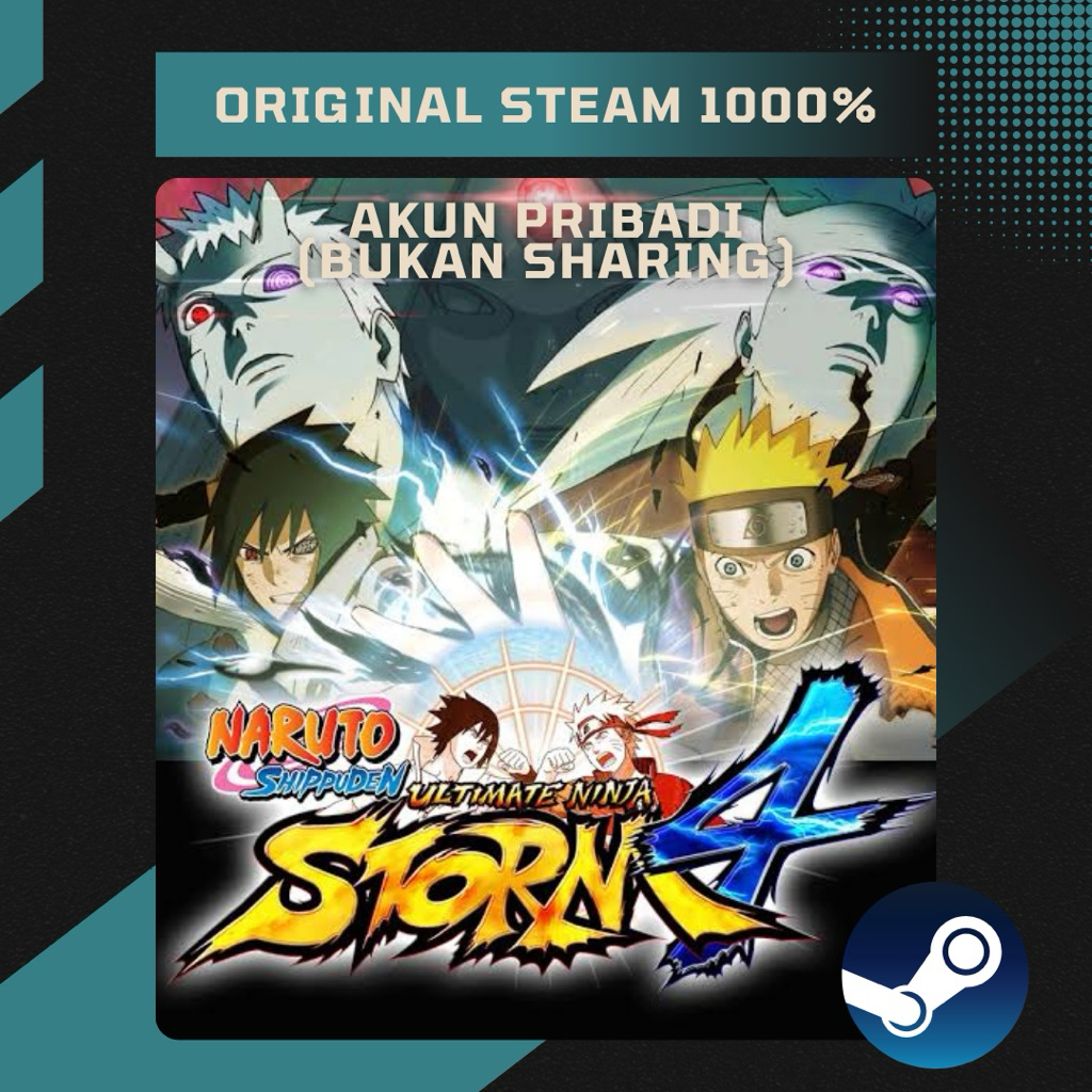Naruto Shippuden Ultimate Ninja Storm 4 – Game PC Steam (Original) | Full Update DLC | Masuk ke Akun