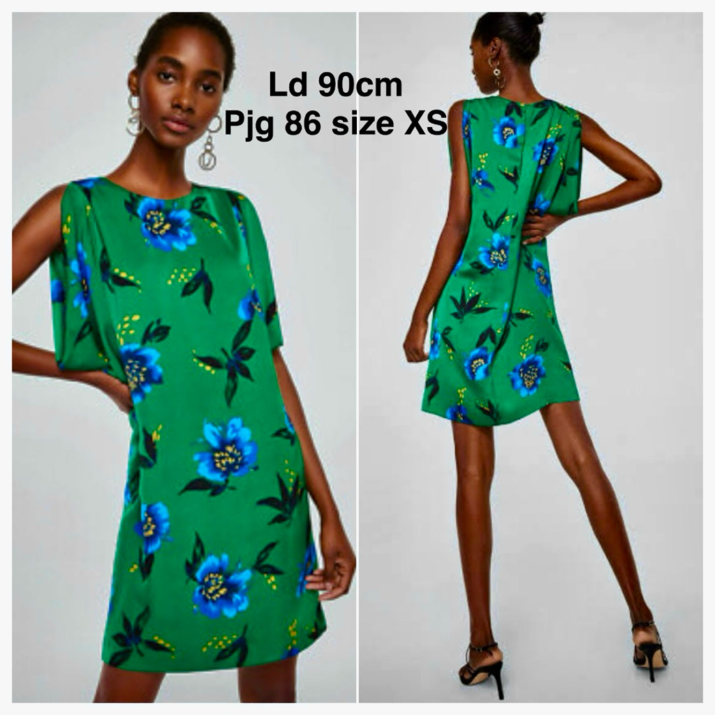 preloved branded original MANGO silk floral dress