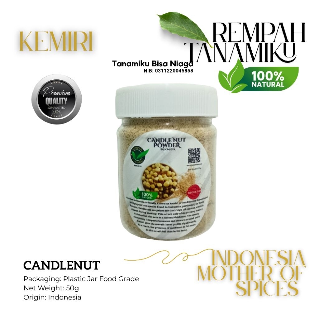 

Bubuk Kemiri 50 gram Bumbu Masak Kemiri Bubuk